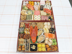 東京銀座「遠音近音」監修おせち。特大長形二段 輝希。早割がお得