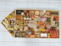 テレビでおなじみ林シェフ監修 特大重 船盛大漁船。早割がお得